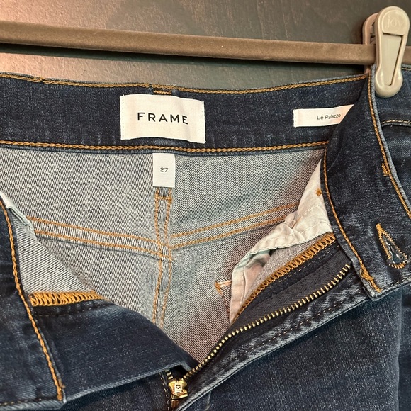 FRAME Le Palazzo High Rise Wide Leg Jeans Sz. 27 - Picture 7 of 10